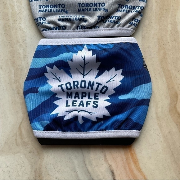 Toronto Maple Leafs 2-Pack Youth Face Masks NWT - Picture 2 of 6